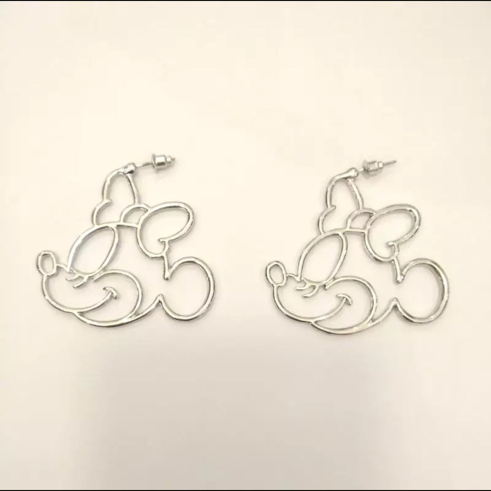 Minnie Mouse Hoop Earrings